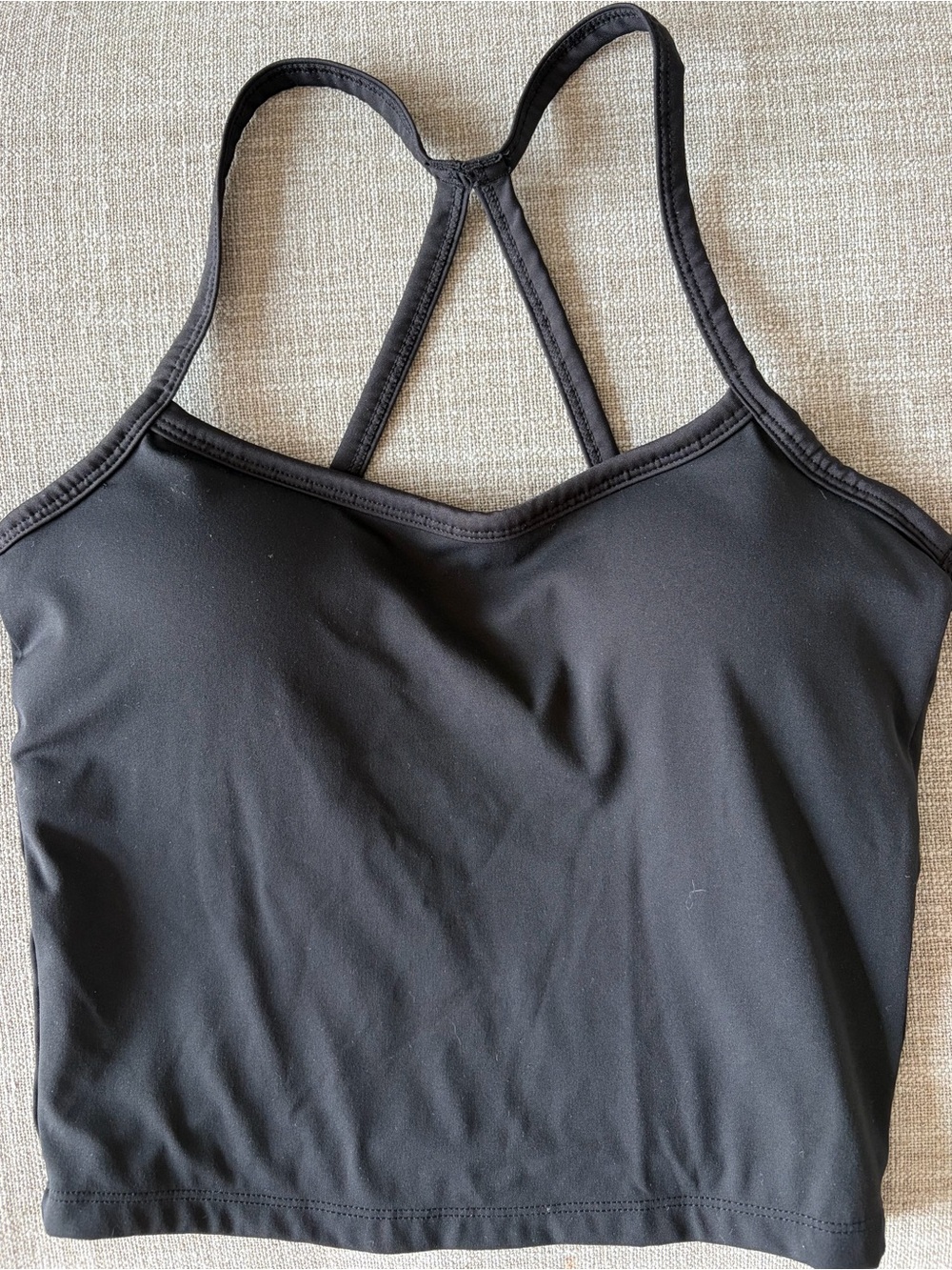 Black Racerback Camisole Crop Top - Women Intimates & Sleepwear SIZE MEDIUM